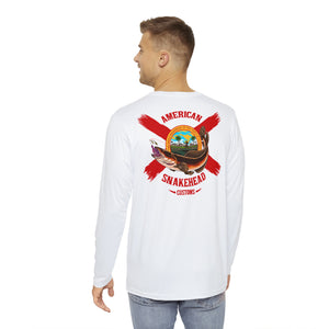 Men's Performance Florida Snakehead Long Sleeve Shirt White