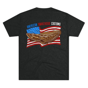 Northern Snakehead USA Flag t-shirt