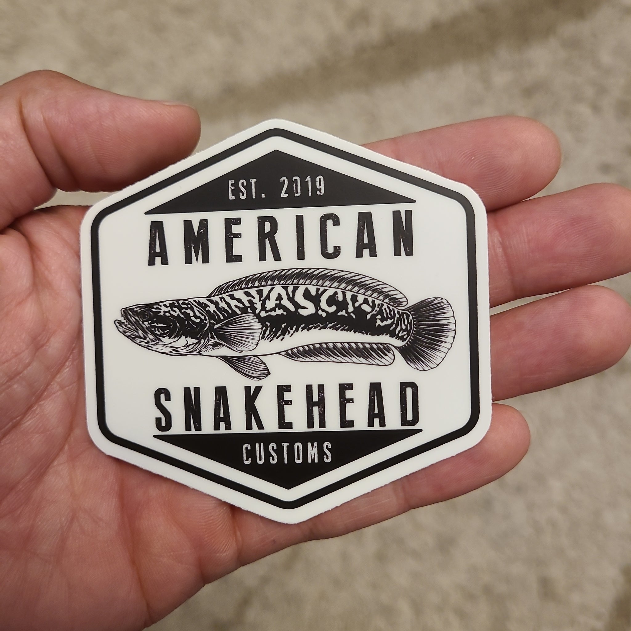 Giant Snakehead ASC Sticker