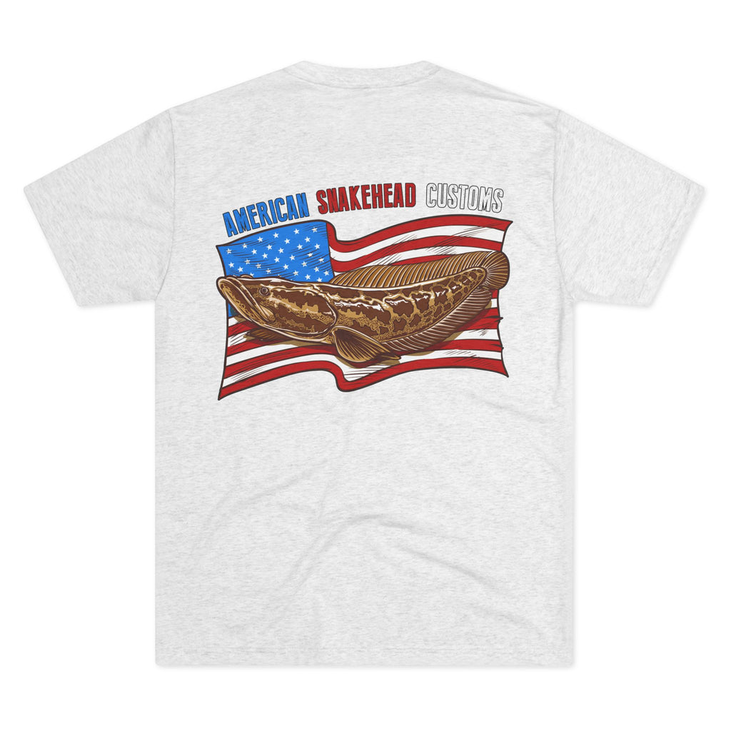Northern Snakehead USA Flag t-shirt