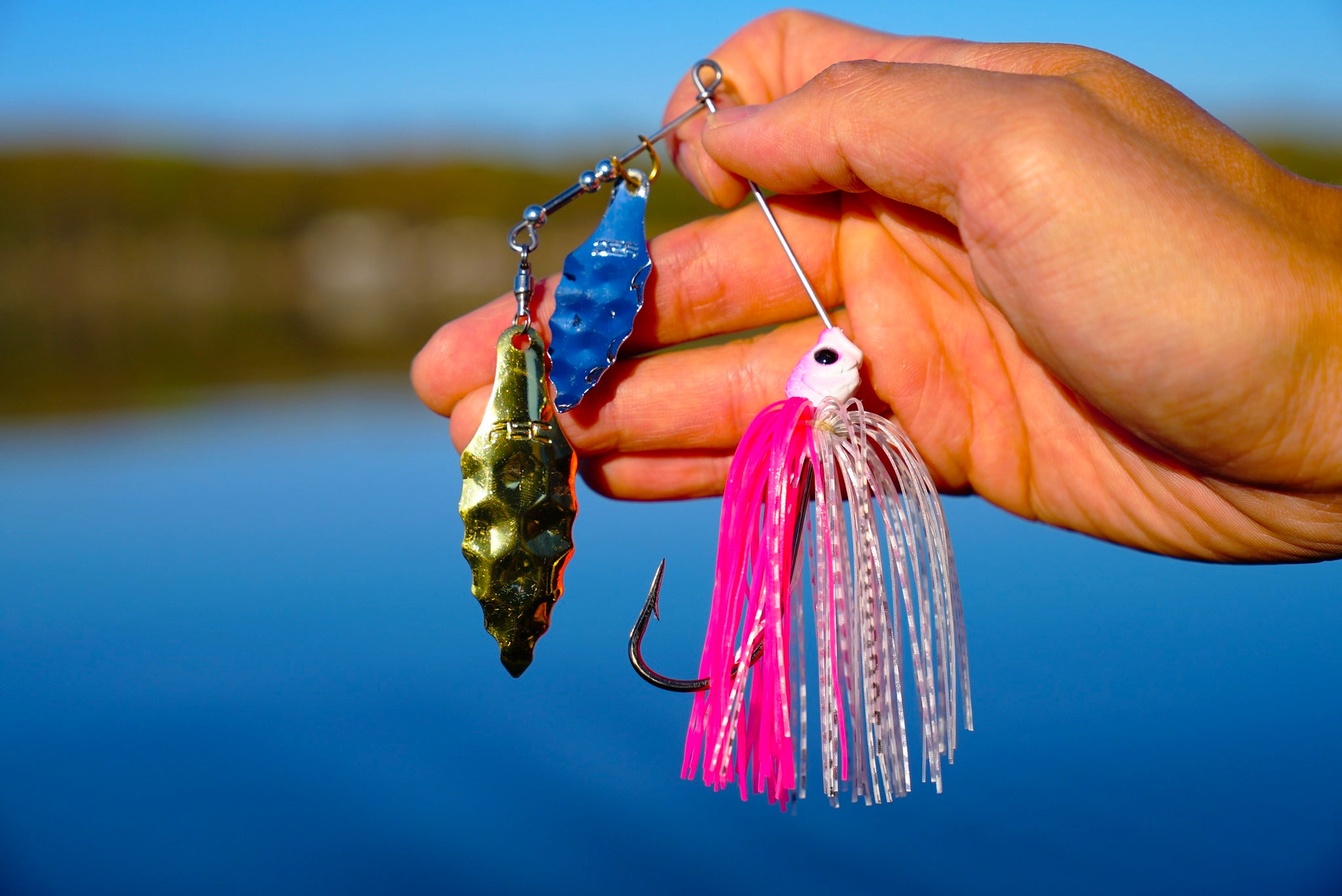 best lure for snakehead fish in florida Snek Frog Double Hex Colorado / Green Glow