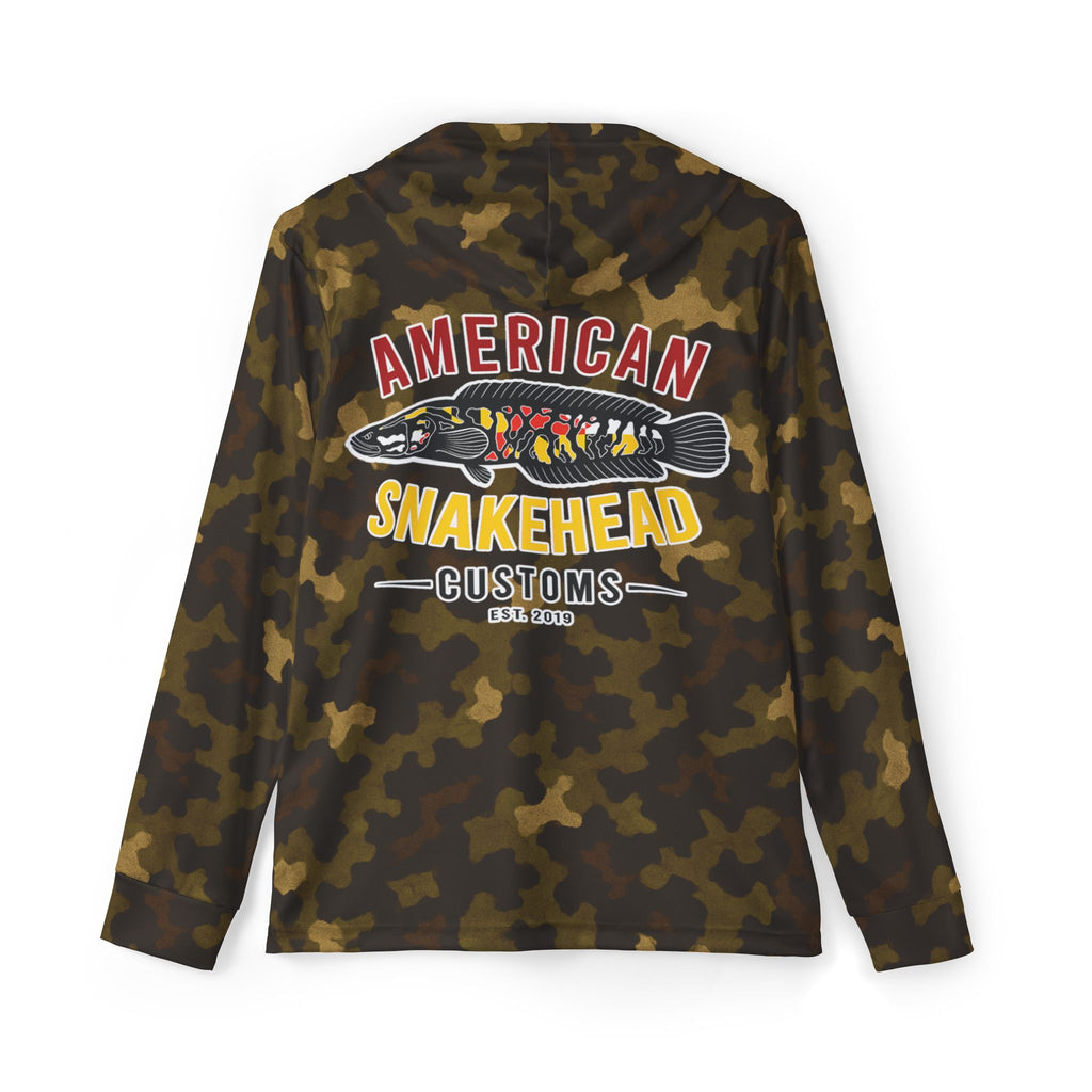 Maryland Snakehead Logo Performance Hoodie- Northern Snakehead Camo