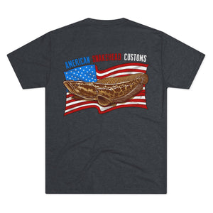Northern Snakehead USA Flag t-shirt