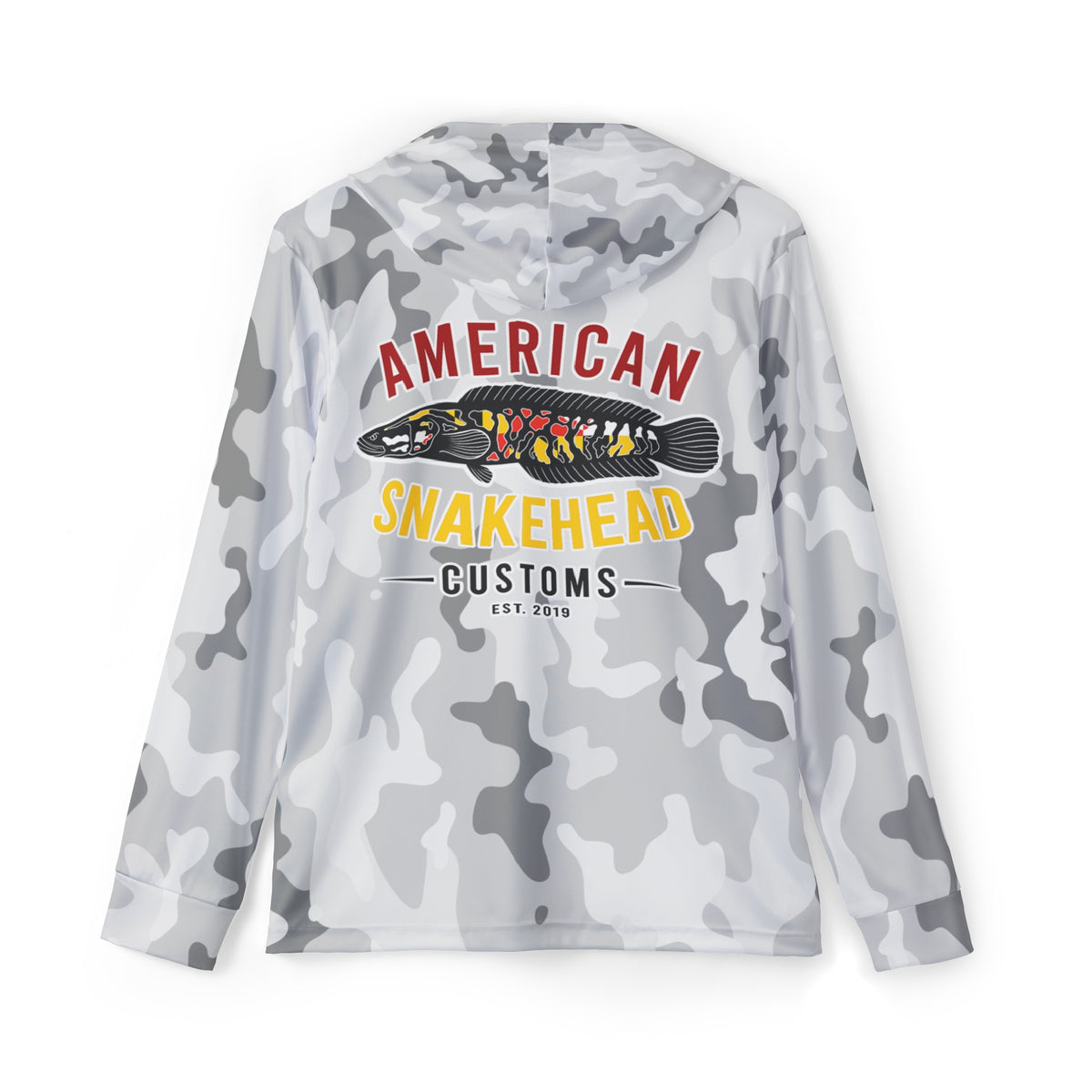 Maryland Snakehead Performance Hoodie- Artic Camo – American Snakehead ...