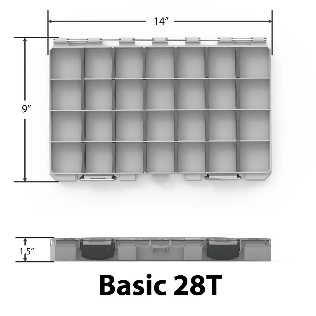 Buzbe Basic Utility Tackle Box