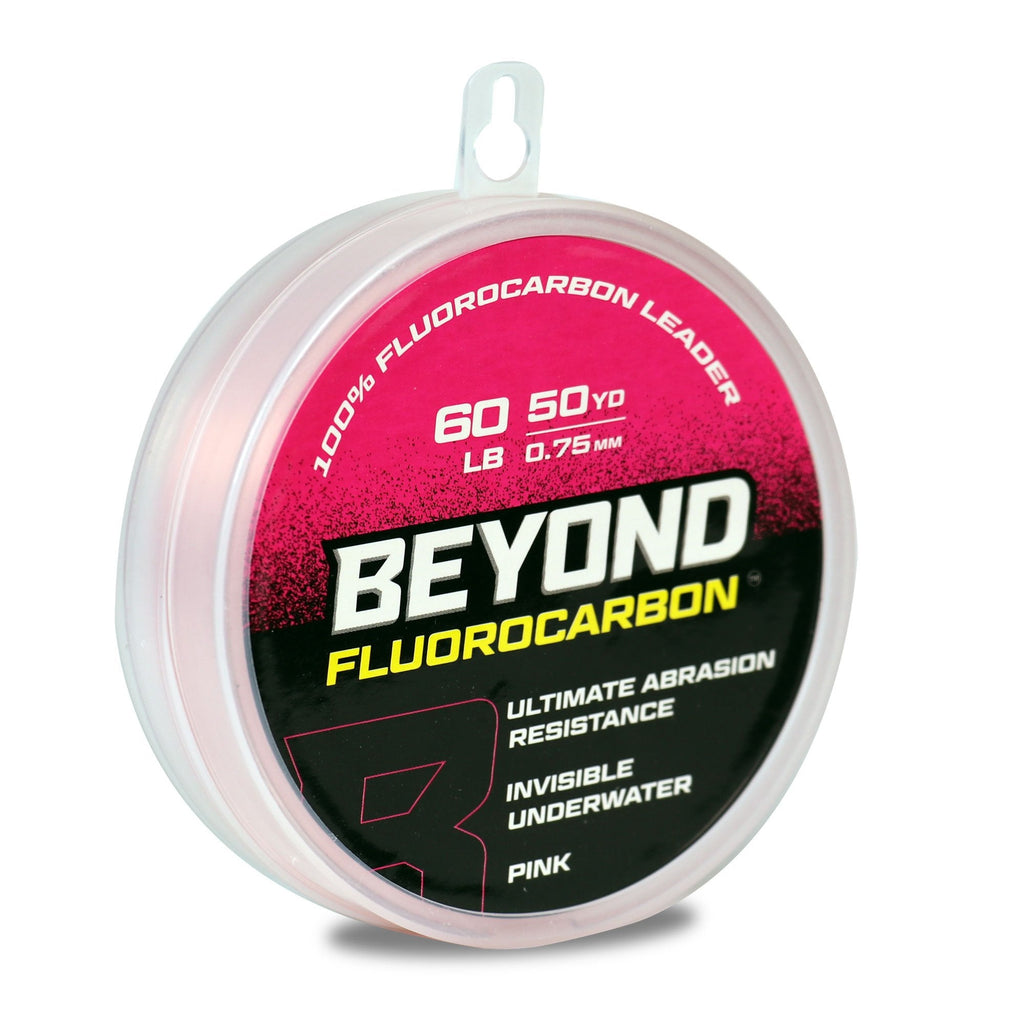 Beyond Fluorocarbon Leader Material 50YD - Pink – American Snakehead  Customs LLC