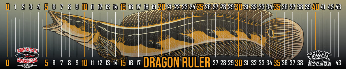 Dragon J Ruler Dragon Ruler – American Snakehead Customs LLC