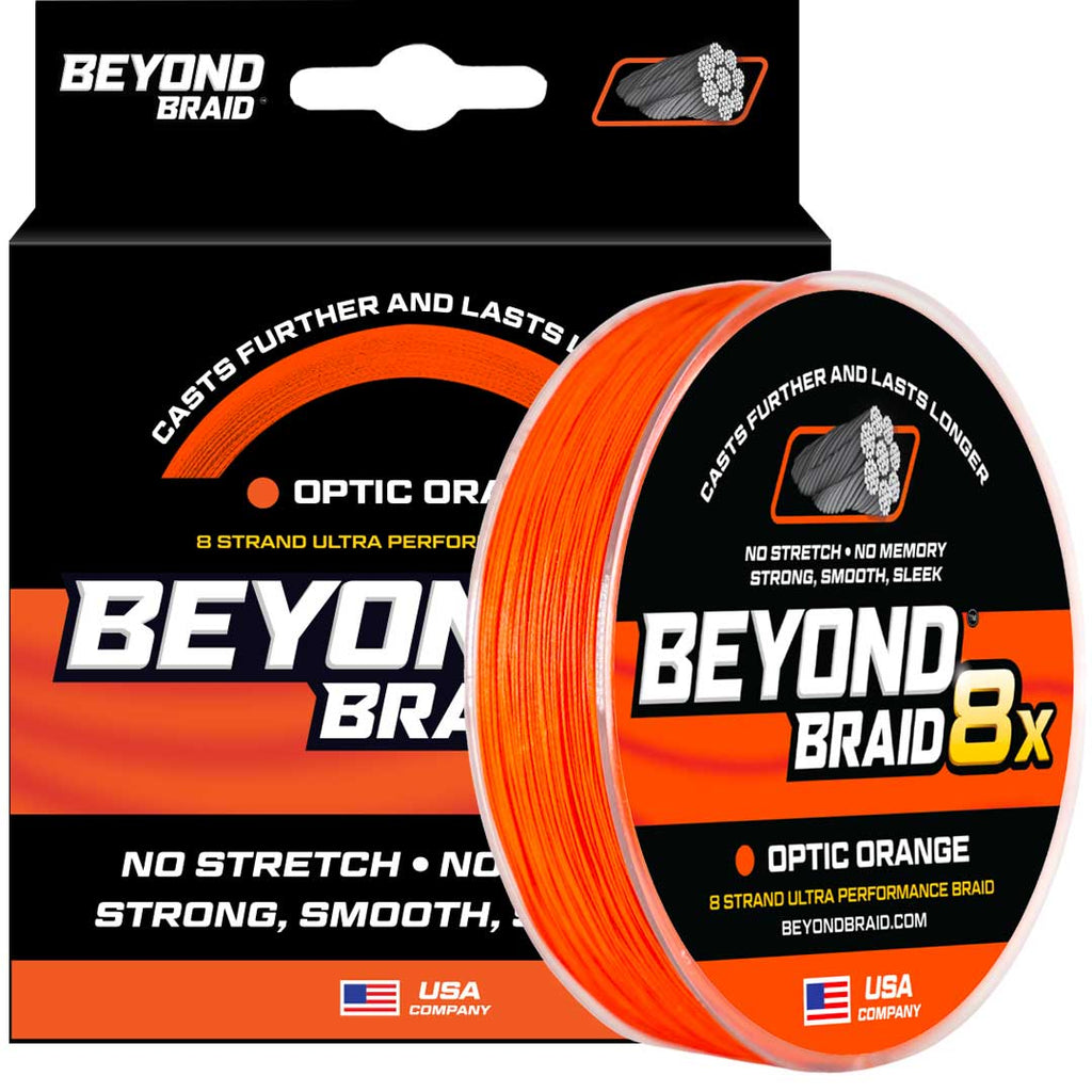 Beyond Braid Optic Orange 8x 500 Yards 60lb
