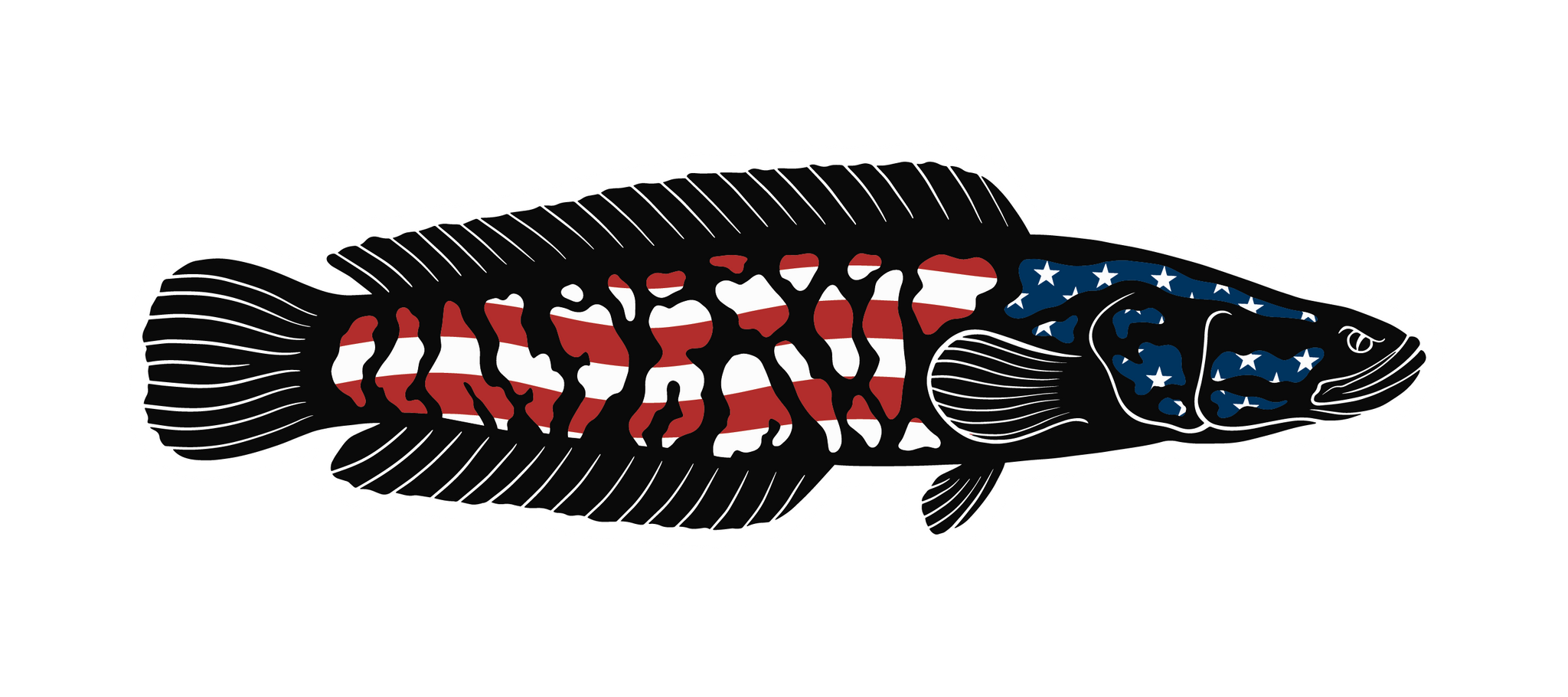 American Snakehead Sticker