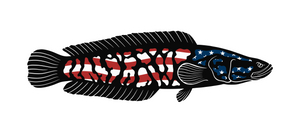 American Snakehead Sticker